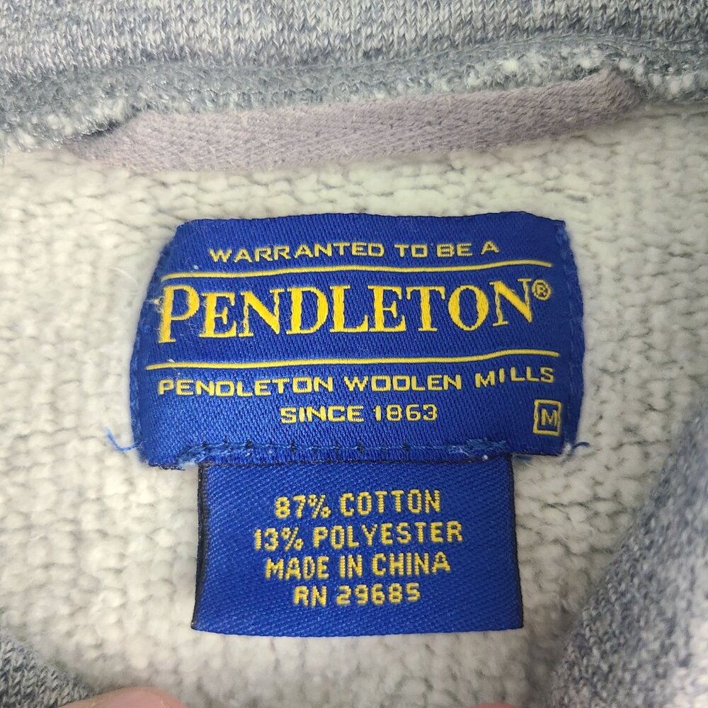 Pendleton Light Gray Pullover Hunter Popover Char… - image 8